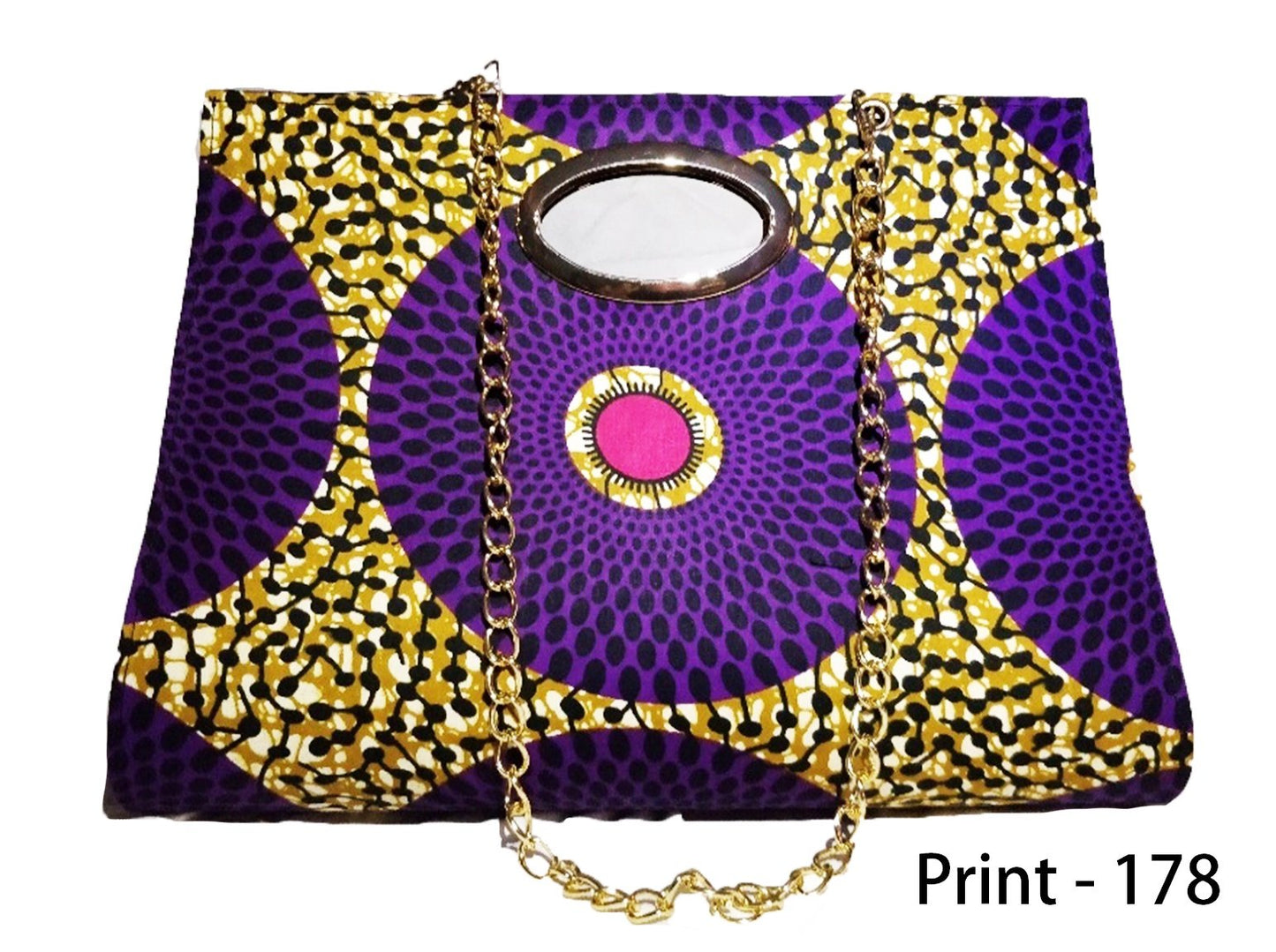 African Print Large handbag